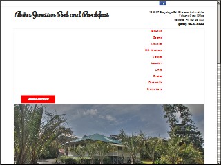 Web site www.bbvolcano.com, Aloha Junction Bed & Breakfast