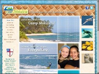 Web site www.campmokuleia.com, Camp Mokuleia