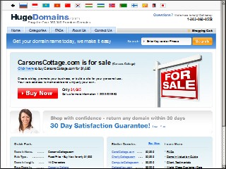 Web site www.carsonscottage.com, Winslow Enterprises