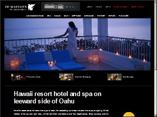 Web site www.ihilani.com, Marriott Hotels & Resorts