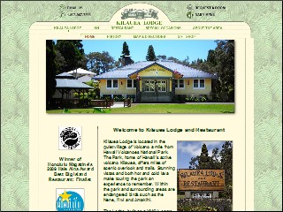 Web site www.kilauealodge.com, Kilauea Lodge & Restaurant