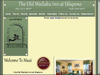 Web site www.mauiinn.com, Old Wailuku Inn LTD