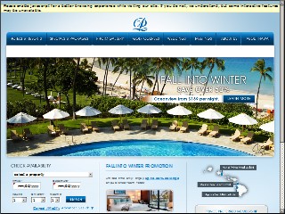 Web site www.mauiprince.com, Maui Prince Hotel