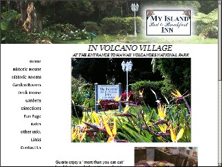 Web site www.myislandinnhawaii.com, My Island Bed & Breakfast