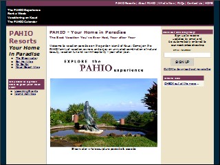 Web site www.pahio.com, Pahio At Kauai Beach Villas