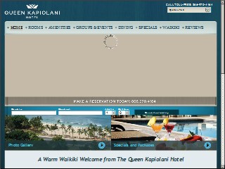 Web site www.queenkapiolani.com, Queen Kapiolani Hotel