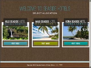 Web site www.sand-seaside.com, Maui Seaside Hotel