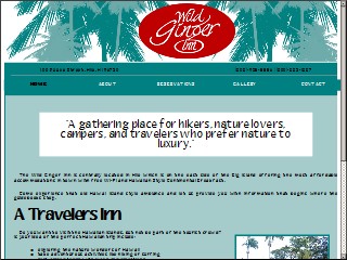 Web site www.wildgingerinn.com, Wild Ginger Inn